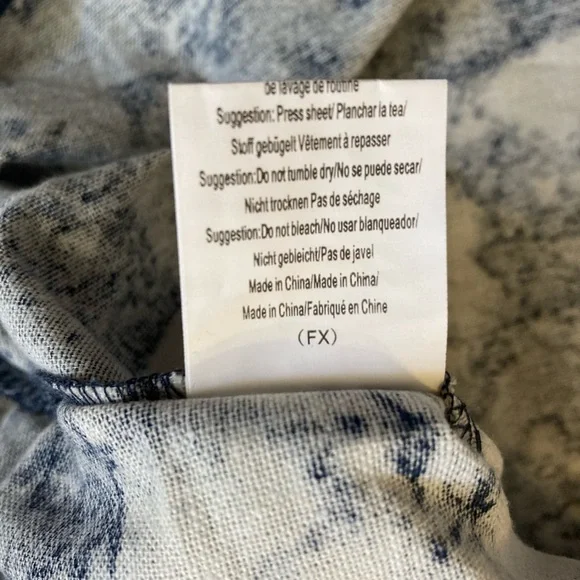 NWT COOFANDY man’s navy/white long sleeve Henley, neck, cotton shirt size XXL - Picture 8 of 11